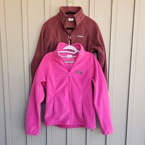TWO Colombia Women's Benton Spring Full Zip Fleece Jacket ,Size M